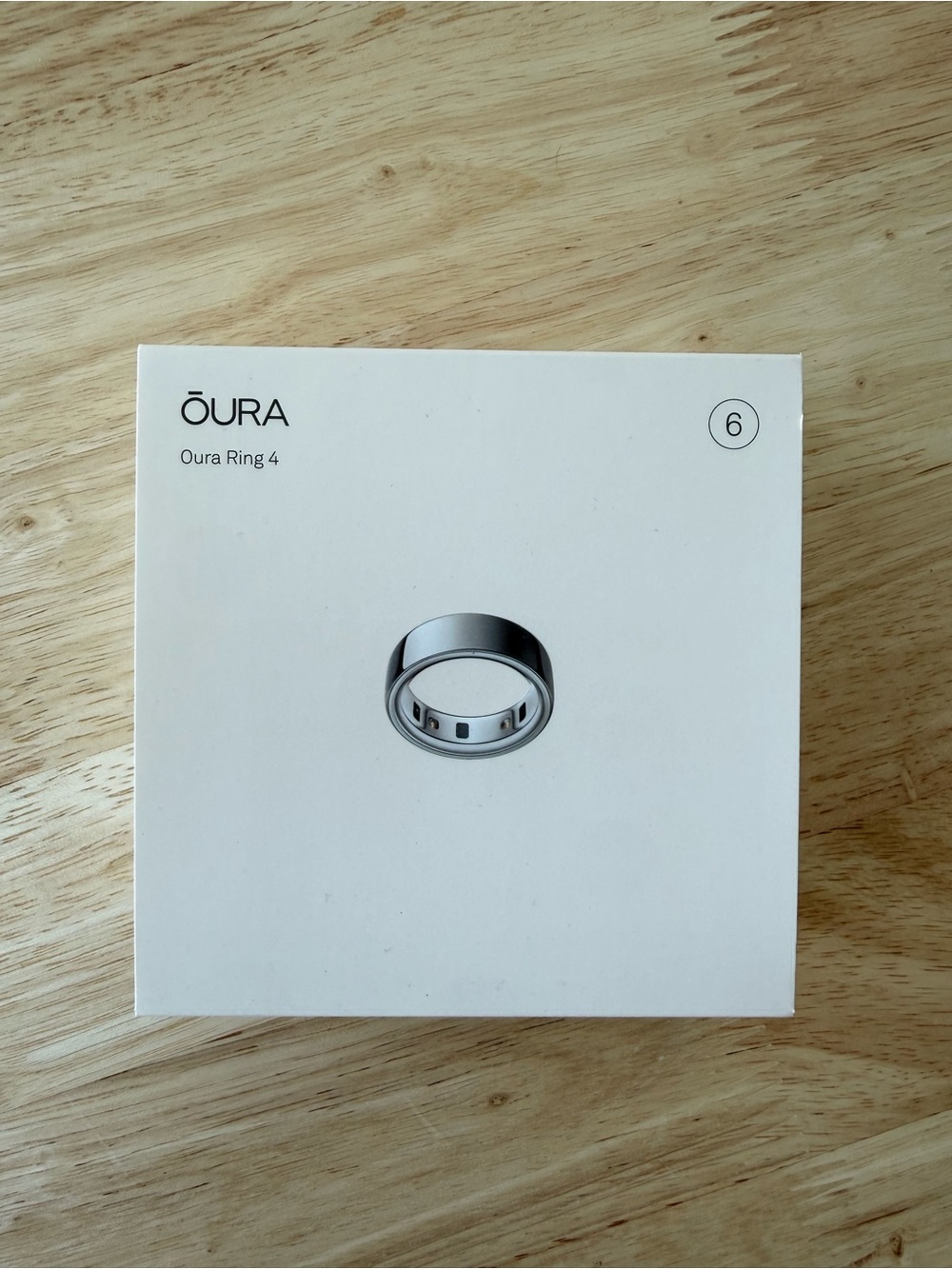 Oura Ring 4 — Silver Finish